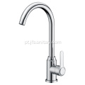 Faucet de banheiro de latão de cozinha único buraco